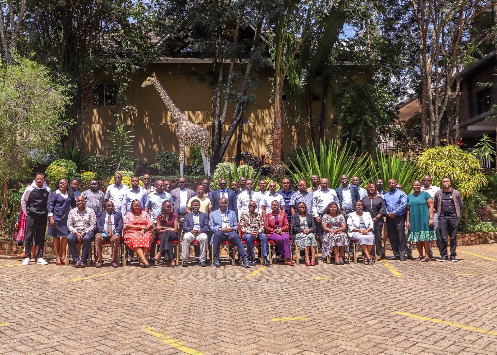 County ICT Directors and programme participants during the Digital Transformation and AI Readiness consultative workshop, Murang'a County, May 2026.